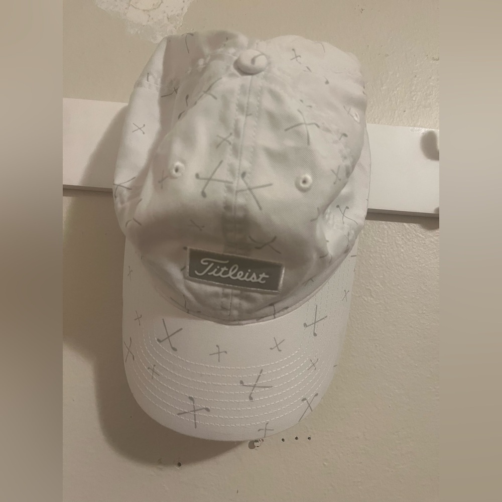 Titleist White and Gray Cap